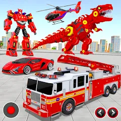 Fire Truck Robot Car Game МОД на Андроид