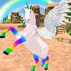 Flying Unicorn Pegasus Games МОД на Андроид