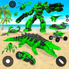 Crocodile Animal Robot Games МОД на Андроид