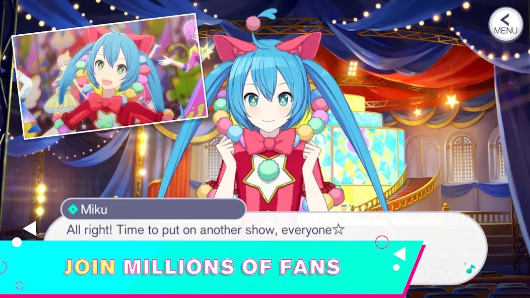 HATSUNE MIKU: COLORFUL STAGE! (Хацуне Мику)  [МОД Бесконечные деньги] Screenshot 5