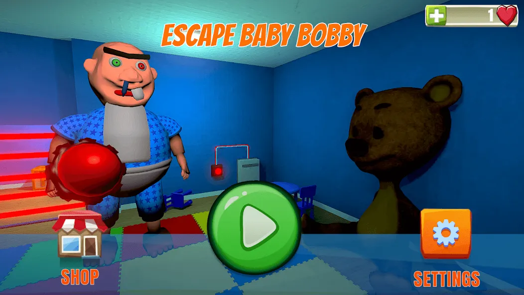Escape Giant Obby (Эскеип Бэйби Бобби)  [МОД Много денег] Screenshot 1