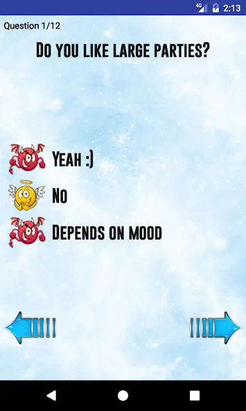 Test: Angel or Devil  [МОД Unlimited Money] Screenshot 2