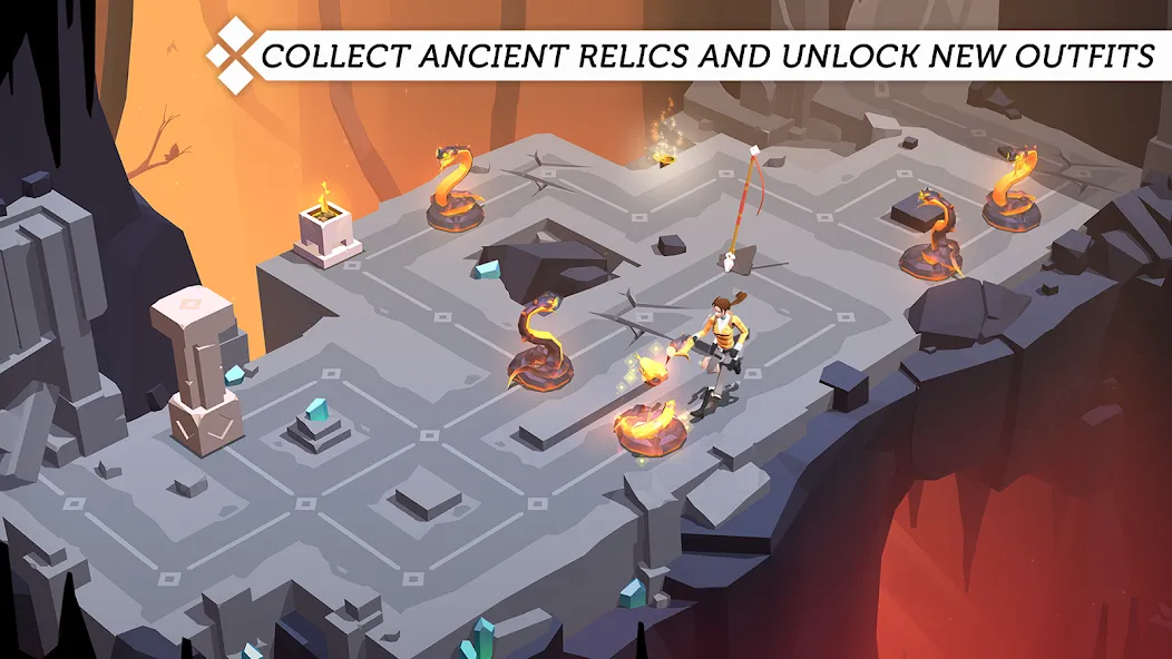 Lara Croft GO (Лара Крофт ГО)  [МОД Menu] Screenshot 5