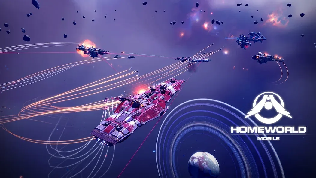 Homeworld Mobile: Sci-Fi MMO (Хоумворлд Мобаил)  [МОД Бесконечные монеты] Screenshot 1