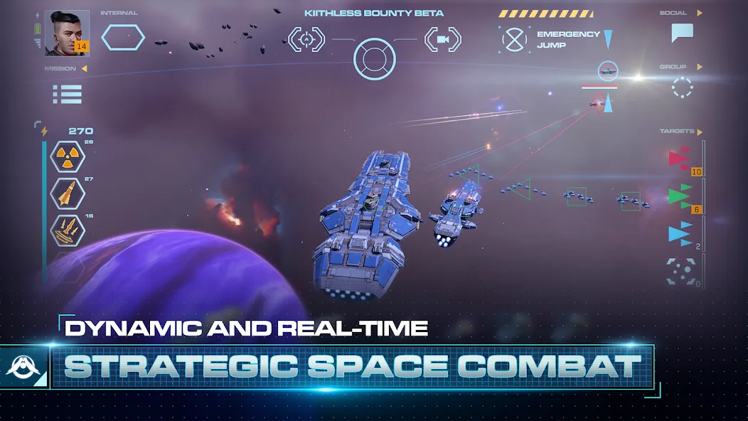 Homeworld Mobile: Sci-Fi MMO (Хоумворлд Мобаил)  [МОД Бесконечные монеты] Screenshot 2