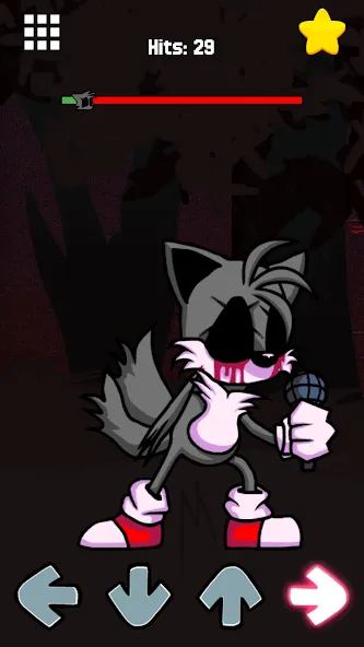 Horror Sonik.EXE v2 FNF Mod  [МОД Меню] Screenshot 3