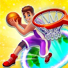 Hoop World: Flip Dunk Game 3D МОД на Андроид