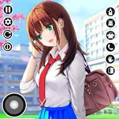 Anime High School Life МОД на Андроид
