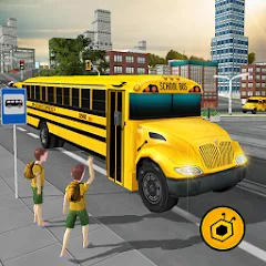 School Bus Driving Game МОД на Андроид