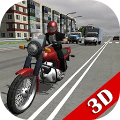 Russian Moto Traffic Rider 3D МОД на Андроид