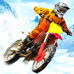 Snow Tricky Bike Stunt Race 3D МОД на Андроид