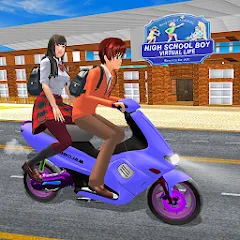 High School Boy Virtual Life МОД на Андроид