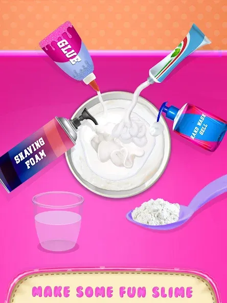 Make Fluffy Slime Maker Game  [МОД Много денег] Screenshot 2