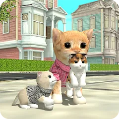 Cat Sim Online: Play with Cats МОД на Андроид