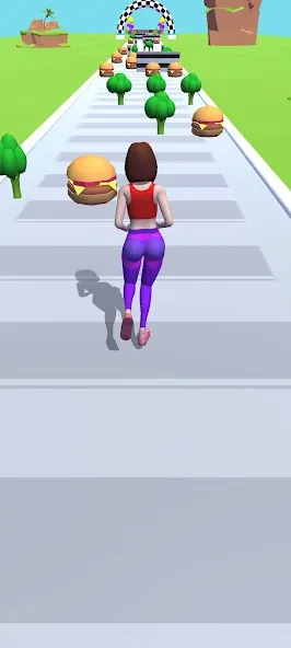Twerk Race 3D: Belly Body Run (Тверк Рейс 3D)  [МОД Menu] Screenshot 1