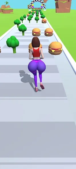 Twerk Race 3D: Belly Body Run (Тверк Рейс 3D)  [МОД Menu] Screenshot 2