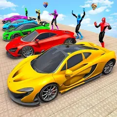 Mega Ramp Car Games Car Stunts МОД на Андроид