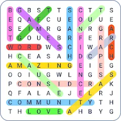 Word Search Colorful МОД на Андроид