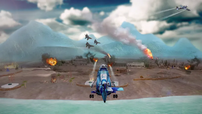 Gunship Strike 3D  [МОД Unlocked] Screenshot 5