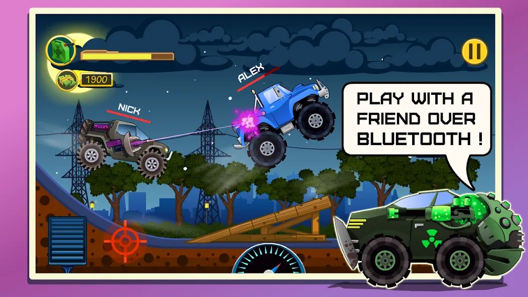 Mad Hill Racing: Bluetooth (Мад Хилл Рейсинг)  [МОД Mega Pack] Screenshot 1