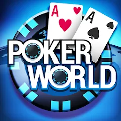 Poker World, Offline TX Holdem МОД на Андроид