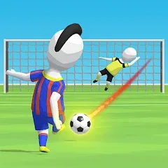 Stickman Freekick: Soccer game МОД на Андроид