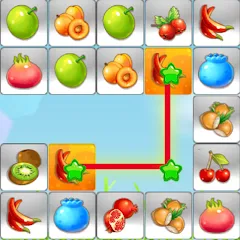 Link fruits - fruit match pair МОД на Андроид