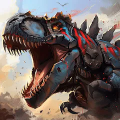 Mech War: Jurassic Dinosaur МОД на Андроид
