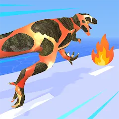Dino Evolution Run 3D МОД на Андроид