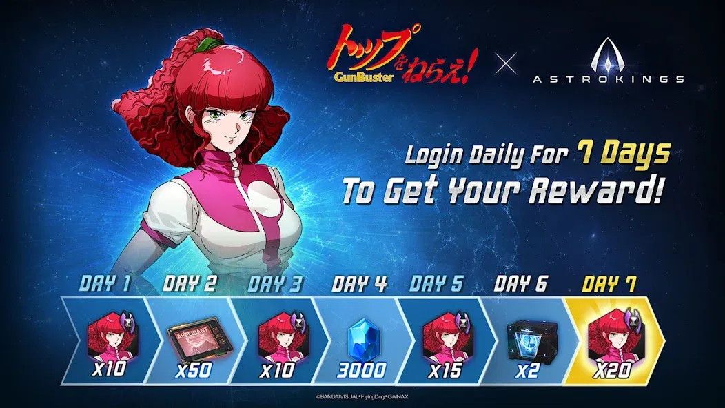 ASTROKINGS x Gunbuster (Астрокингс)  [МОД Много денег] Screenshot 1
