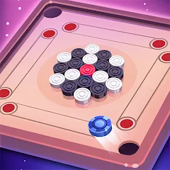 Carrom Lure - Disc pool game МОД на Андроид