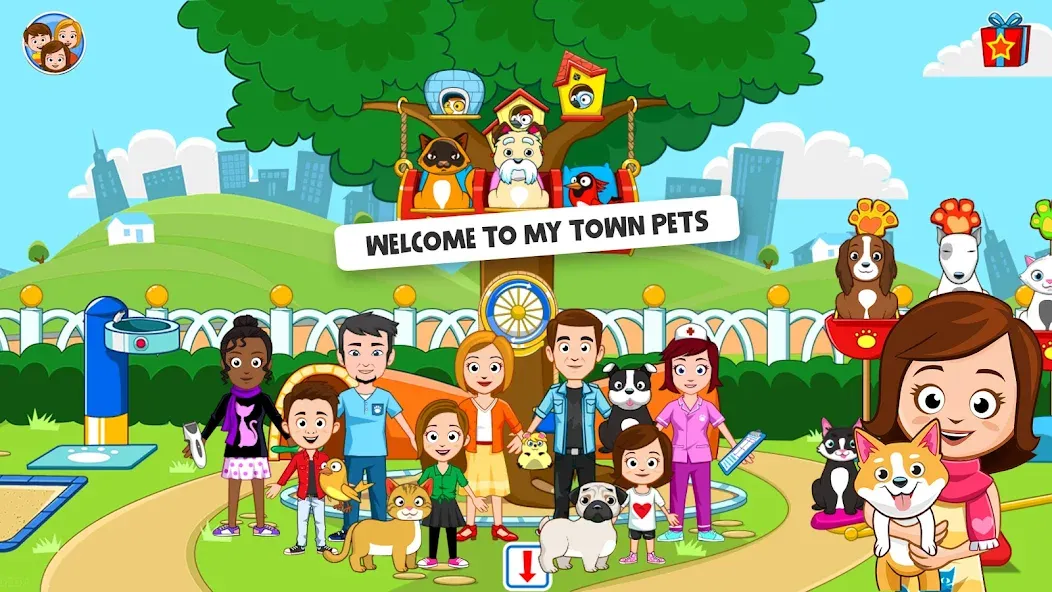 My Town: Pet games & Animals (Май Таун)  [МОД Unlocked] Screenshot 1