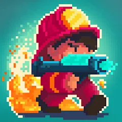 Firefighter: pixel shooter МОД на Андроид