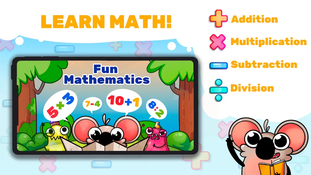 Fun Math Facts: Games for Kids  [МОД Меню] Screenshot 1