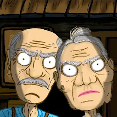 Grandpa And Granny Home Escape МОД на Андроид