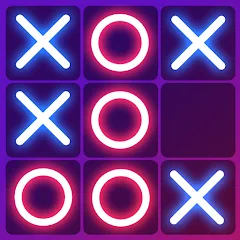 Tic Tac Toe 2 Player: XO Game МОД на Андроид