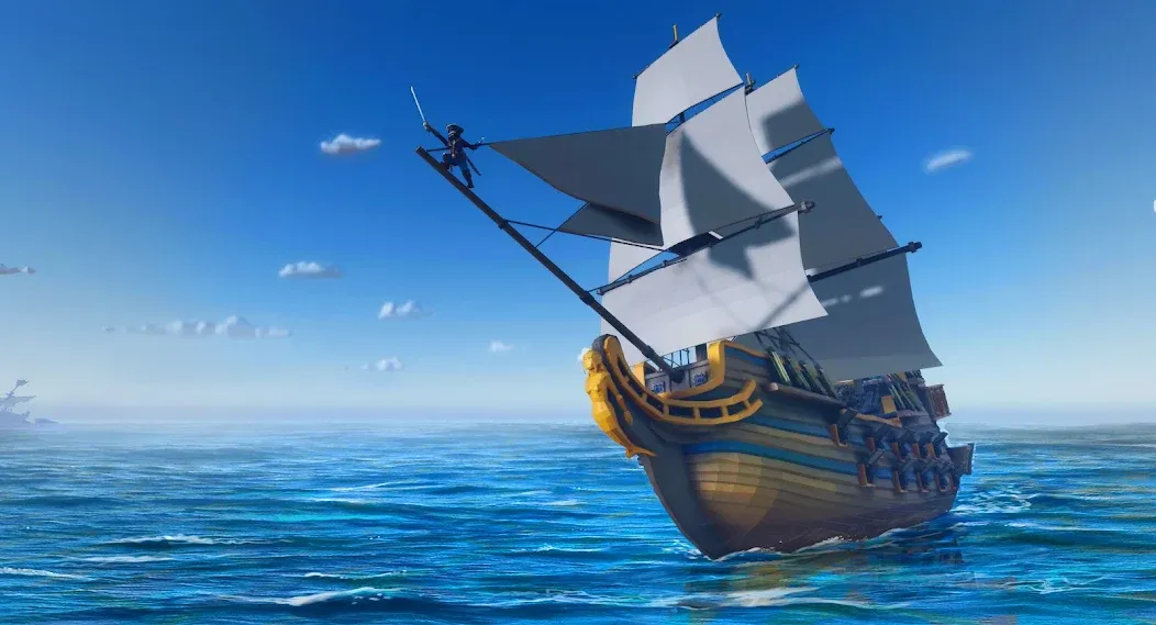 Pirate Polygon Caribbean Sea (Пиратская Полигон Карибское море)  [МОД Бесконечные деньги] Screenshot 1