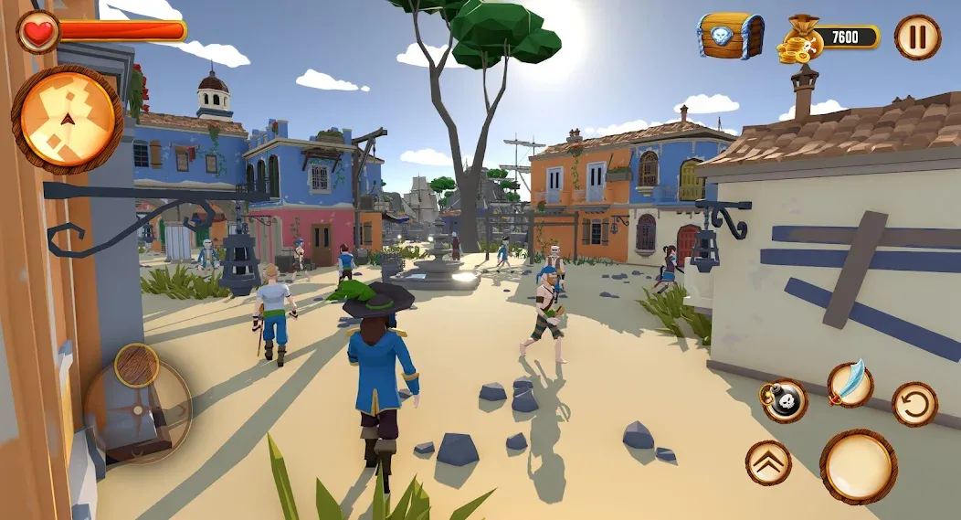 Pirate Polygon Caribbean Sea (Пиратская Полигон Карибское море)  [МОД Бесконечные деньги] Screenshot 5