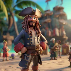 Pirate Polygon Caribbean Sea МОД на Андроид