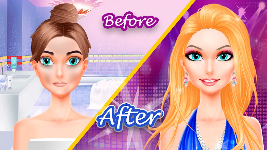 Makeup games makeover dress up  [МОД Unlocked] Screenshot 1