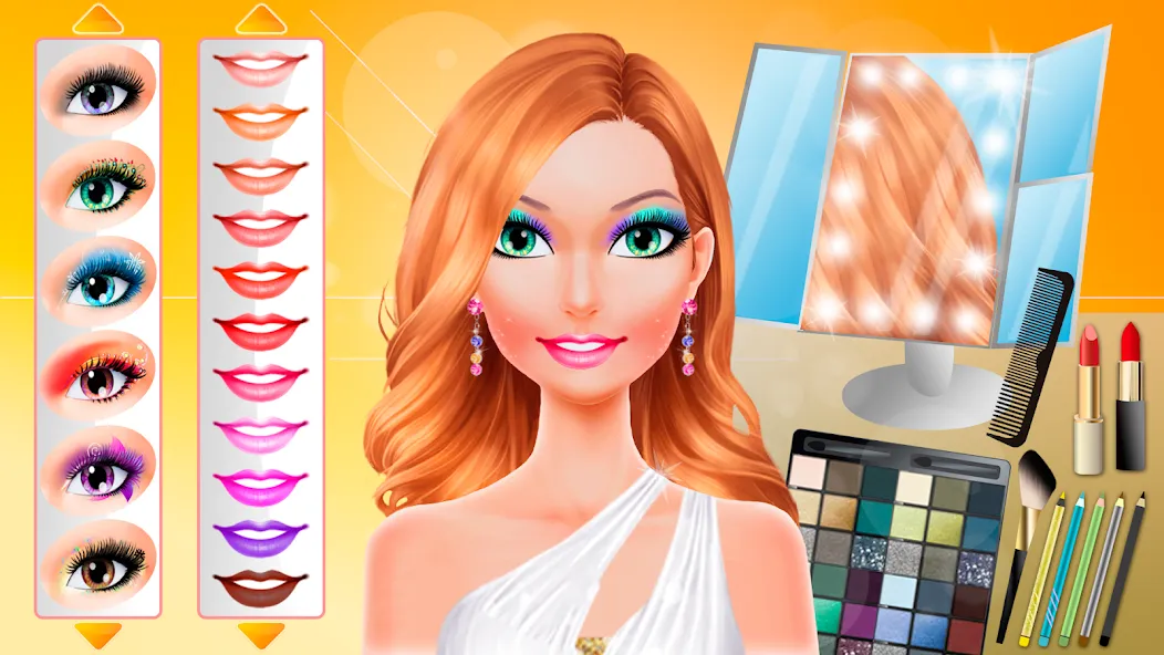 Makeup games makeover dress up  [МОД Unlocked] Screenshot 3