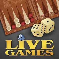 Backgammon LiveGames online МОД на Андроид