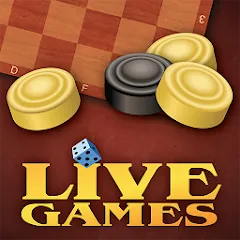 Checkers LiveGames online МОД на Андроид