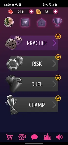Farkle Pro - 10000 dice game  [МОД Бесконечные монеты] Screenshot 1