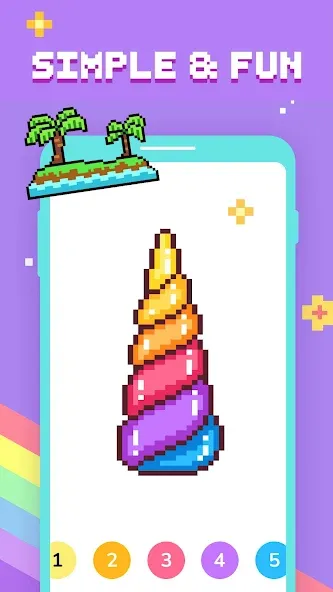 Paint by Number - Pixel Art  [МОД Menu] Screenshot 2