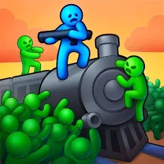 Train Defense: Zombie Game МОД на Андроид