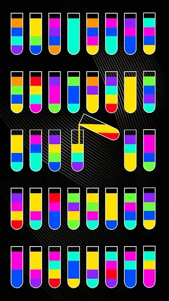 SortPuz 3D: Water Color Sort (СортПаз 3Д)  [МОД Все открыто] Screenshot 1