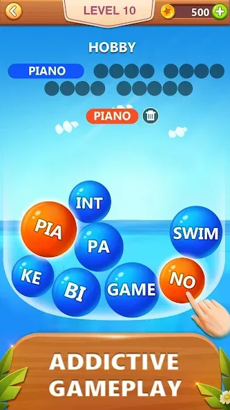 Word Bubble Puzzle - Word Game  [МОД Menu] Screenshot 2
