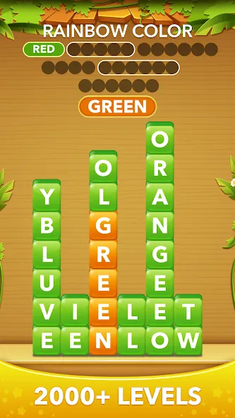 Word Heaps -Connect Stack Word  [МОД Много монет] Screenshot 2