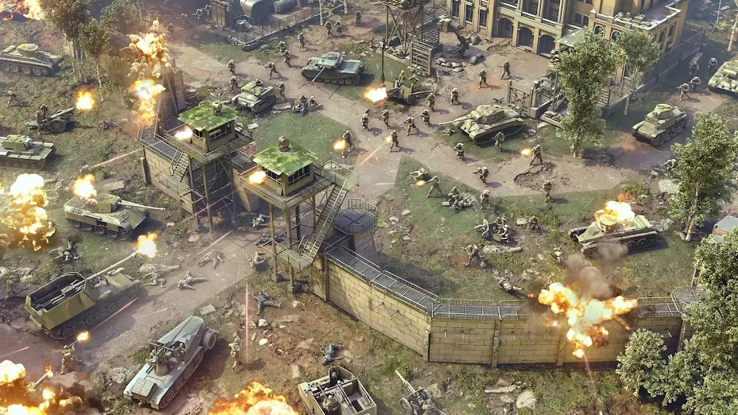 Heroes of Wars: WW2 Battles (2 (Хероэс оф Варс)  [МОД Бесконечные монеты] Screenshot 1